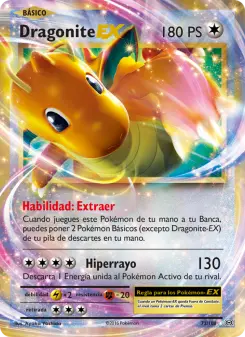Dragonite EX, Evoluciones 72