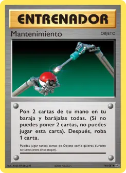 Mantenimiento, Evoluciones 79