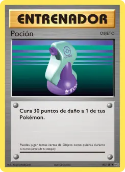 Poción, Evoluciones 83