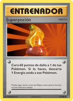 Superpoción, Evoluciones 87