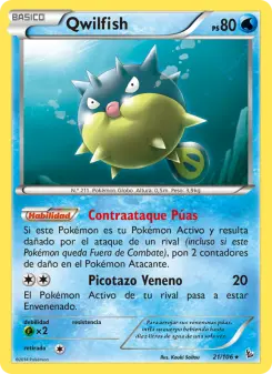Qwilfish, Destellos de Fuego 21