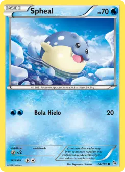 Spheal, Destellos de Fuego 24
