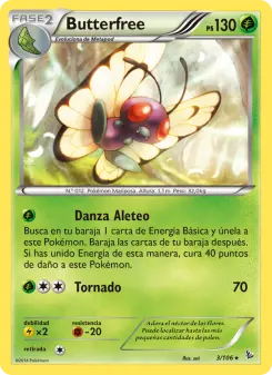 Butterfree, Destellos de Fuego 3