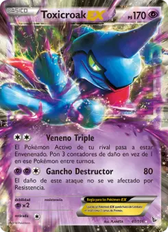 Toxicroak EX, Destellos de Fuego 41