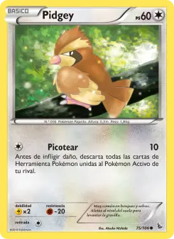 Pidgey, Destellos de Fuego 75