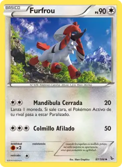 Furfrou, Destellos de Fuego 87