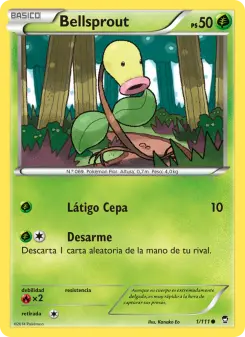 Bellsprout, Puños Furiosos 1
