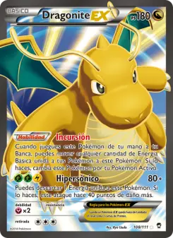 Dragonite EX, Puños Furiosos 108