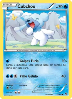 Cubchoo, Puños Furiosos 21