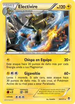 Electivire, Puños Furiosos 30