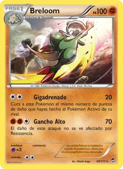 Breloom, Puños Furiosos 50