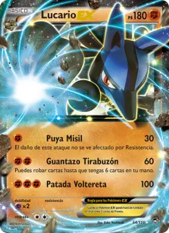 Lucario EX, Puños Furiosos 54