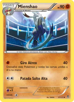 Mienshao, Puños Furiosos 57
