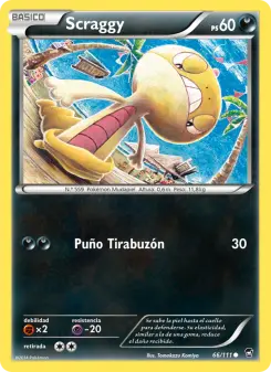 Scraggy, Puños Furiosos 66