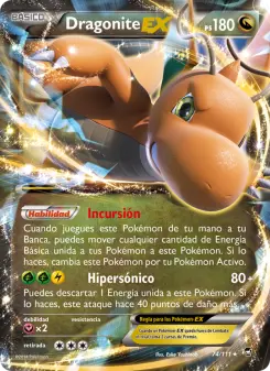 Dragonite EX, Puños Furiosos 74