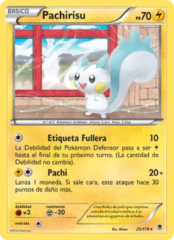 Pachirisu, Fuerzas Fantasmales 25