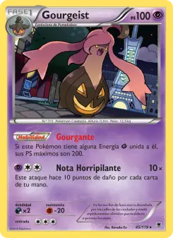 Gourgeist, Fuerzas Fantasmales 45