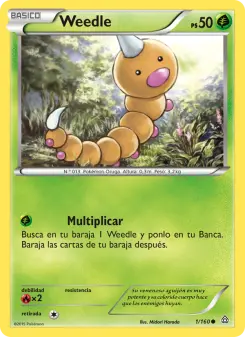 Weedle, Duelos Primigenios 1