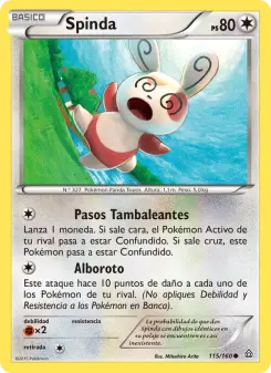 Spinda, Duelos Primigenios 115