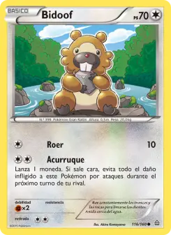 Bidoof, Duelos Primigenios 116