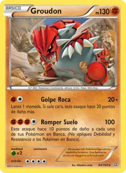 Groudon, Duelos Primigenios 84