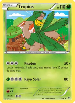 Tropius, Cielos Rugientes 12
