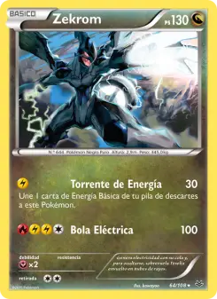 Zekrom, Cielos Rugientes 64