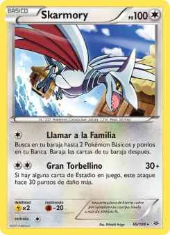 Skarmory, Cielos Rugientes 69