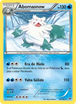 Abomasnow, Turbo Impulso 40