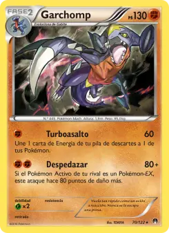 Garchomp, TURBOLímite 70