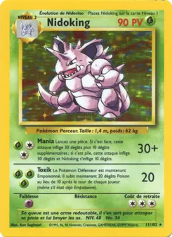 Nidoking, Set de Base 11