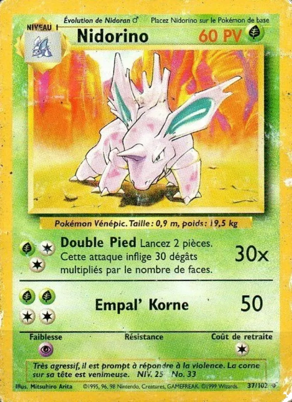 Nidorino, Set de Base 37