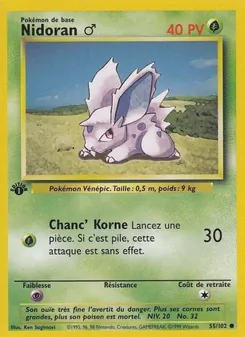 Nidoran ♂, Set de Base 55