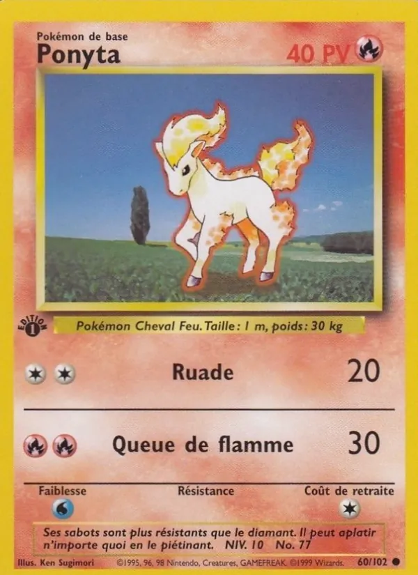 Ponyta, Set de Base 60