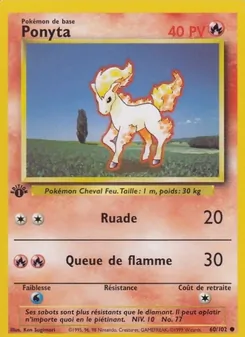 Ponyta, Set de Base 60