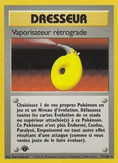 Vaporisateur rétrograde, Set de Base 72
