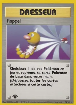 Rappel, Set de Base 78