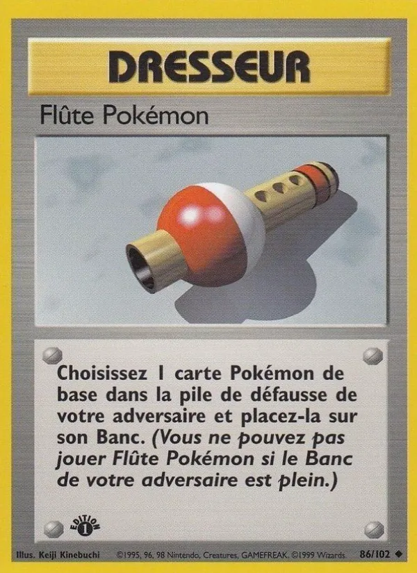 Flûte Pokémon, Set de Base 86