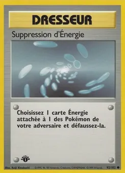 Suppression d'Énergie, Set de Base 92