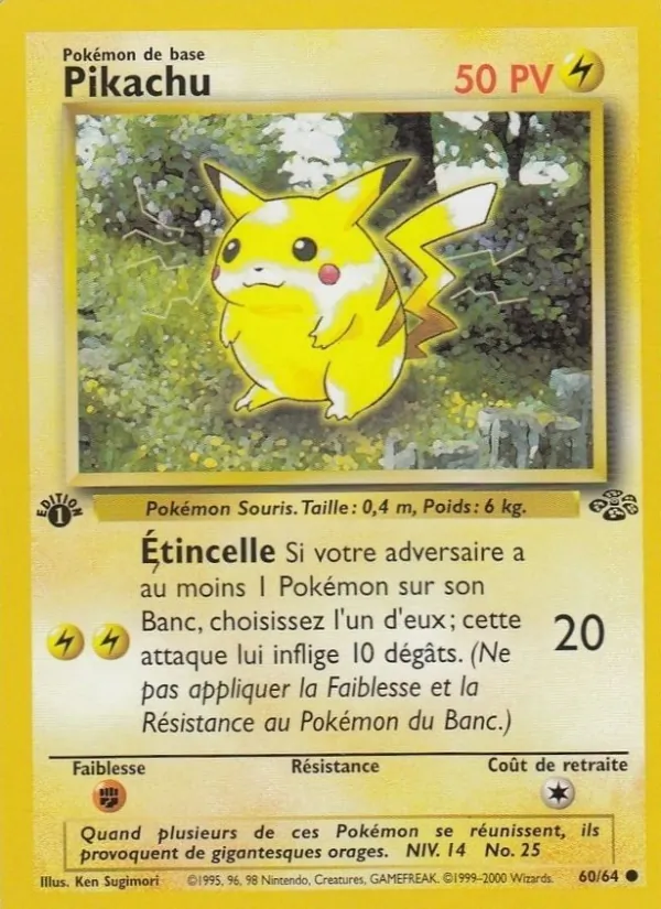 Pikachu, Jungle 60