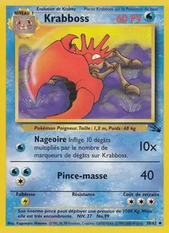 Krabboss, Fossile 38