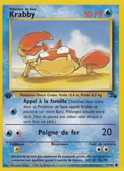 Krabby, Fossile 51