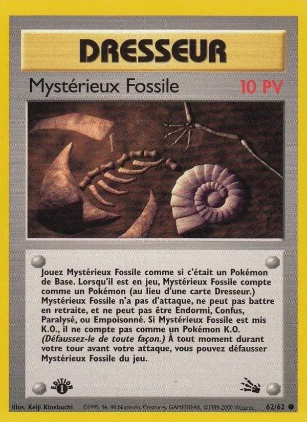 Mystérieux Fossile, Fossile 62