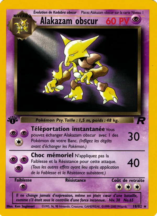 Alakazam obscur, Team Rocket 18