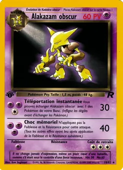 Alakazam obscur, Team Rocket 18