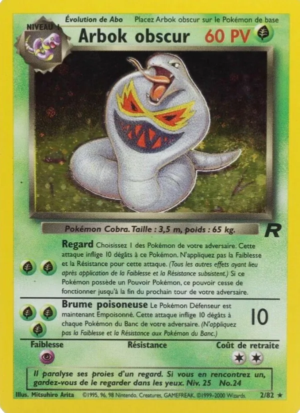 Arbok obscur, Team Rocket 2