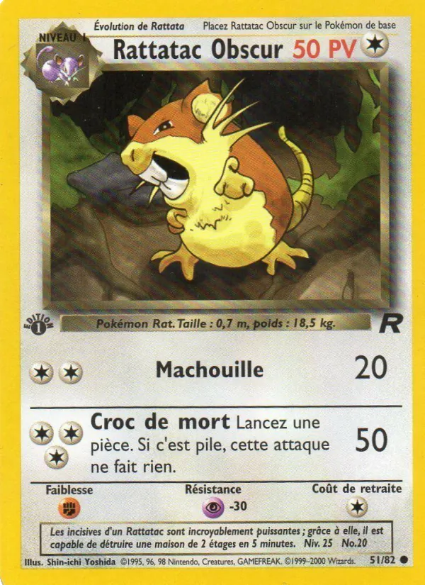 Rattatac obscur, Team Rocket 51