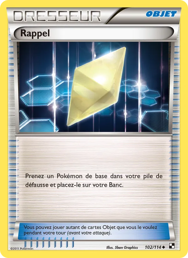 Rappel, Noir & Blanc 102