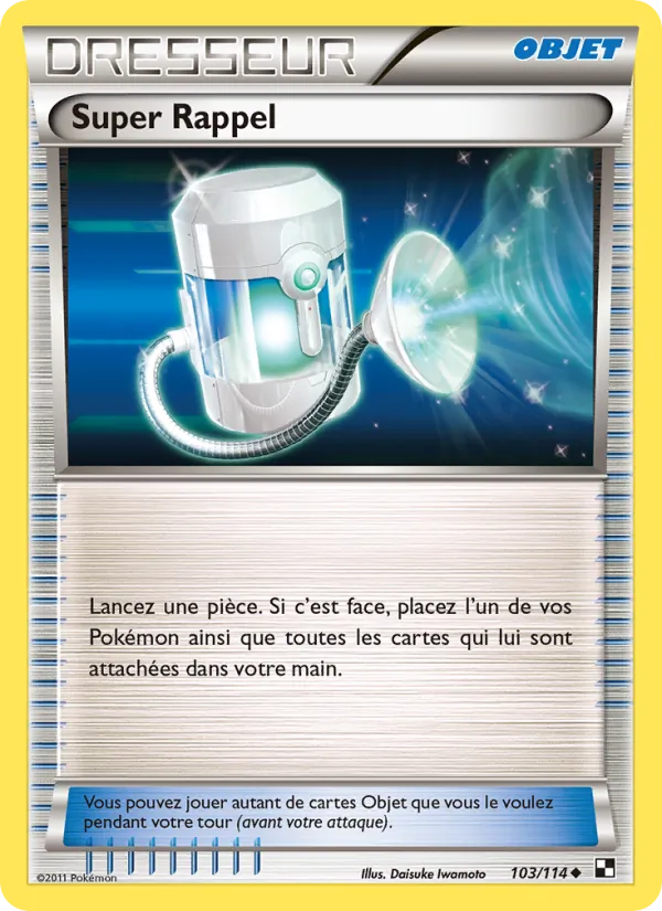 Super Rappel, Noir & Blanc 103