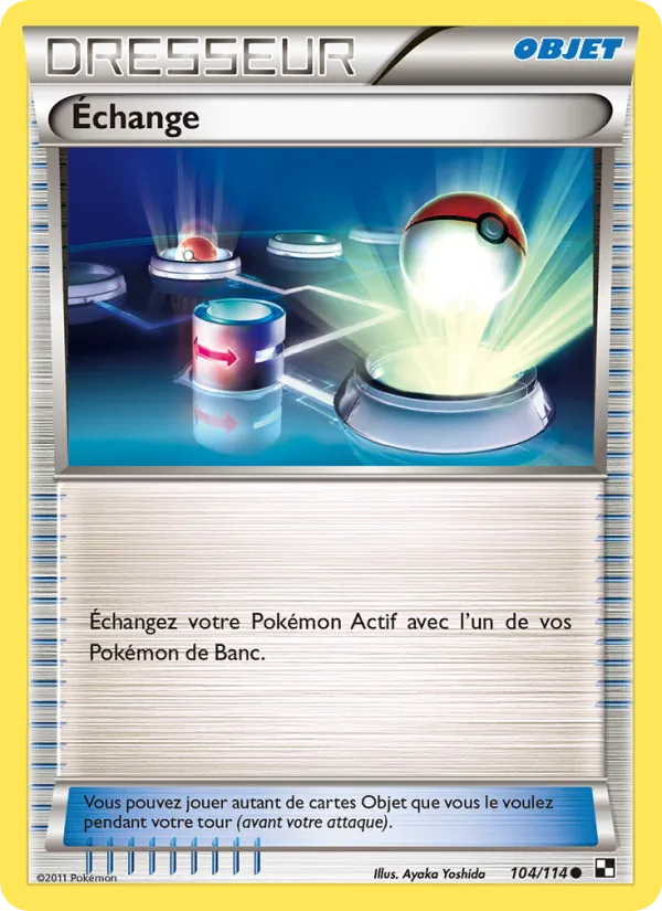Échange, Noir & Blanc 104